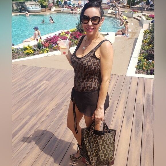 FENDI Vintage Zucca Monogram Foldable Tote Bag - Picture 3 of 5